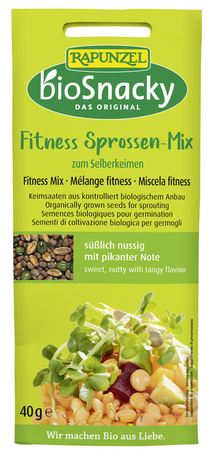 Rapunzel Fitness mélange de pousses bioSnacky 40g Kamelur