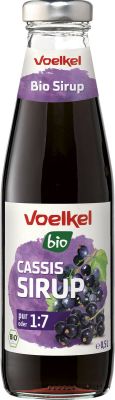 Voelkel Bio Sirup Cassis 500ml in Glasflasche